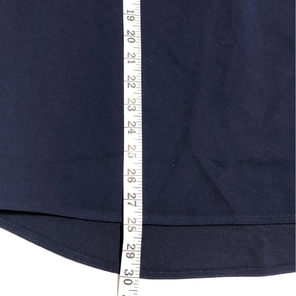 Figs Kitale Maternity 2.0 Scrubs Top Navy Blue Short Sleeve - Picture 8 of 9